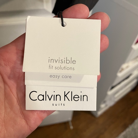 Calvin Klein Invisible Fit Solutions grey suit jacket - size 16 - Picture 2 of 7